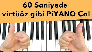 60 saniyede virtüöz gibi Piyano çal