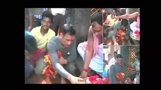 Watch: MS Dhoni offers prayers at Deori temple