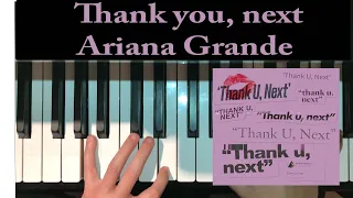 Thank you, next Ariana grande piano tutorial EASY !!!