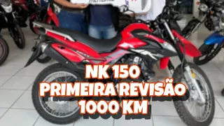 NK 150 2024 - PRIMEIRA REVISÃO 1000KM ! O que foi feito ?