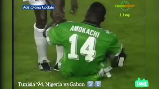Tunisia’94. Nigeria vs Gabon 3️⃣:0️⃣