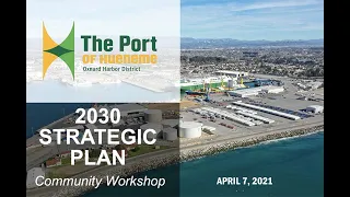 2030 Strategic Plan Community Workshop - ENGLISH