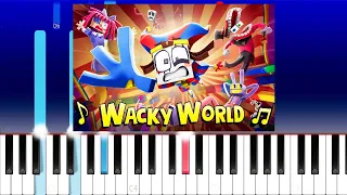 The Amazing Digital Circus - Wacky World (Piano Tutorial)