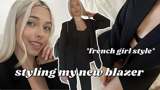 STYLING A BLAZER *FRENCH GIRL STYLE* I shesfrench