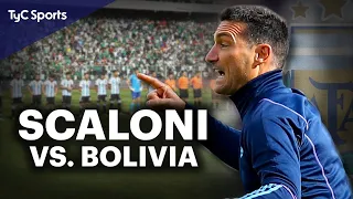 ASÍ VIVIÓ LIONEL SCALONI LA VICTORIA DE LA SELECCIÓN ARGENTINA ANTE BOLIVIA 🔥 ELIMINATORIAS 2023 ⚽