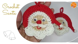 Crochet Santa Claus Christmas Ornament | Crochet Christmas Decoration