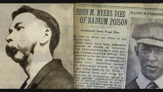 THE STORY OF EBEN BYERS, the rich man who died horribly from drinking radioactive drugs