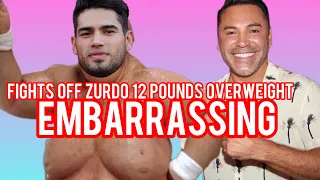 Zurdo Ramirez MISSED WEIGHT fights OFF vs Gabe Rosado. Zurdo came in an EMBARRASSING 12lbs over.