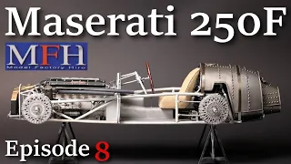 Model Factory Hiro 1/12 Maserati 250F Streamliner build part 8