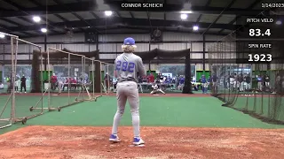 Connor Pitching - 83 mph fast ball