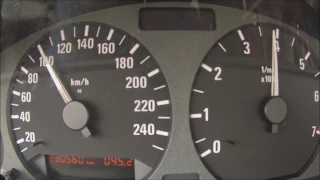 BMW Z3 1.9 accelerations 0-100 (140HP)