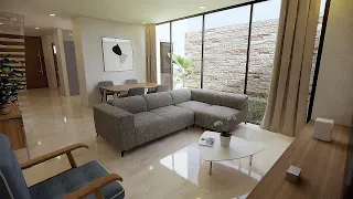 CASA MINIMALISTA MODERNA EN TERRENO DE 7X18m  | MODERN MINIMALIST HOUSE