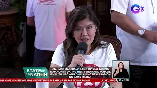 Sen. Imee Marcos at ilang opisyal noong panahon ni Dating Pres. Ferdinand Marcos... | SONA