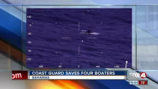 Coast Guard Saves Four Boaters