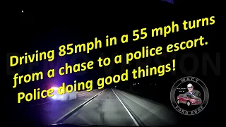 Emergency run with police escort at 110 mph 2019 Ford Edge Titanium