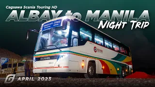 NIGHT TRIP to Manila onboard Cagsawa's Scania Touring!