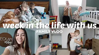 WEEKLY VLOG | kids closet clean out, date night, shopping with 2 kids!