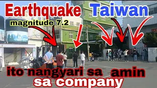 Lindol sa Taiwan|Earthquake Magnitude 7.2|Dahil sa lindol naglabasan ang malalaking hipon&isda Part1