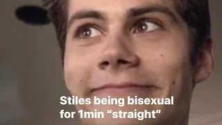 Stiles Stilinski being Bisexual for 1min and 32 sec “straight”