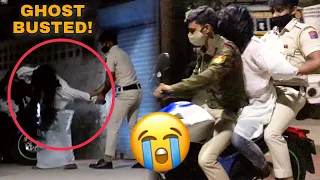 Deadliest GHOST PRANK On POLICE...*GONE WRONG*😱- Bhot Mara Police Ne😭