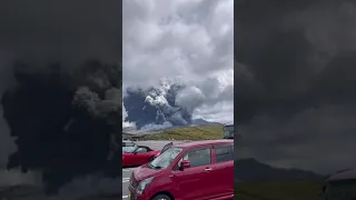Извержение вулкана Асо в Японии! Вулкан 🌋