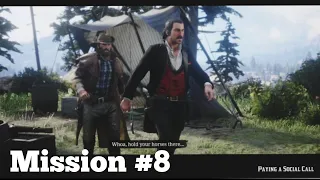 RED DEAD REDEMPTION 2 Walkthrough Gameplay Mission 8 - PAYING A SOCIAL CALL (RDR2)