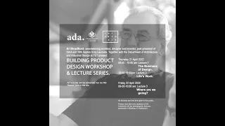 Al Stratford: Building Product Design Workshop - Lecture 02