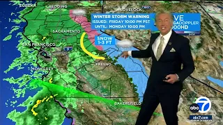 Rain coming this weekend to Southern California