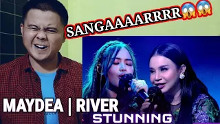 MAYDEA - RIVER (Bishop Briggs) | X Factor Indonesia 2021 | REACTION | SANGAR PARAH & KEREN PARAH🤩🥰😍