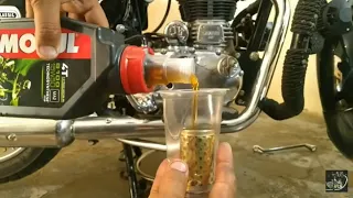 Royal Enfield complete service and engine flush at home | Mehra Riderzz | DIY |