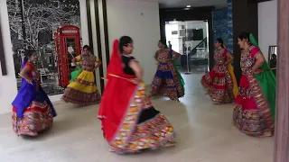 Dandiya dance | Garba Dance Nagada Sang Dhol | Happy Navratri