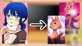 MLB react to Marinette as Diane Foxington||{Requested}||Gacha||Miraculous ladybug||