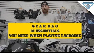 Everything You NEED for Lacrosse! (Gear Bag and 10 Essentials)