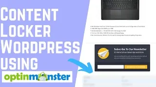 Content Locker Wordpress Using OptinMonster