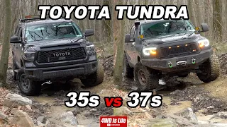 Toyota Tundra 35 vs 37 inch tires - Off-road Comparison