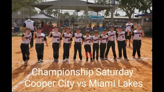 Cooper City Cowboys vs Miami Lakes - 8u All Star - Championship Saturday