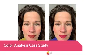 Color Analysis Case Study - Warm Eyes, Cool Skin