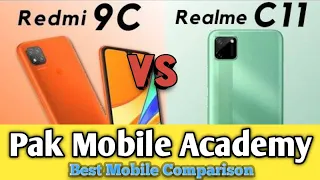 Redmi 9C Vs Realme C11 Comparison Review and Full Specification Camera Test