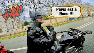 Rouler avec BATMAN dans PARIS