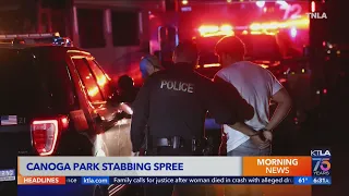 Several wounded in Canoga Park stabbing spree