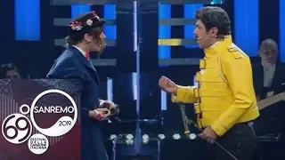 Sanremo 2019 - Pierfrancesco Favino e Virginia Raffaele, un tuffo nei musical