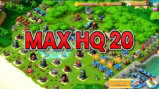 MAX HQ 20 BASE | Boom Beach