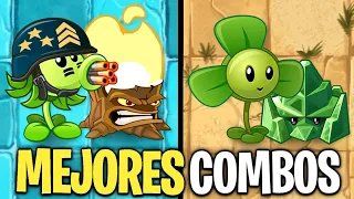 LOS 15 MEJORES COMBOS en PVZ 2 part. 2