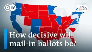 US election nail-biter: Could mail-in ballots decide remaining states? | DW News