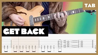 The Beatles - Get Back - Guitar Tab | Lesson | Cover | Tutorial