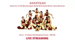 "ANANTAAH" School of Bharatanatyam - CULTURAL FEST 2018