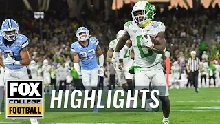 No. 15 Oregon Ducks vs. North Carolina Tar Heels Highlights | Holiday Bowl