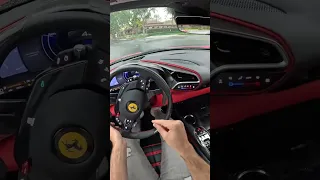 The Ferrari 296 GTB's Turn Signals Are Like a Heartbeat (POV Drive #shorts)