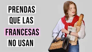 Estilo francés explicado:  las prendas que NO usan las PARISINAS y las que usan en su lugar ✨