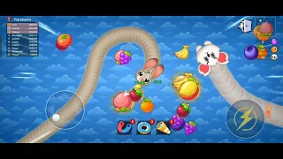 worm zone 3D gameplay Best skill #wormszone #gaming #viral #viralvideo #snakevideo #worms #wormate